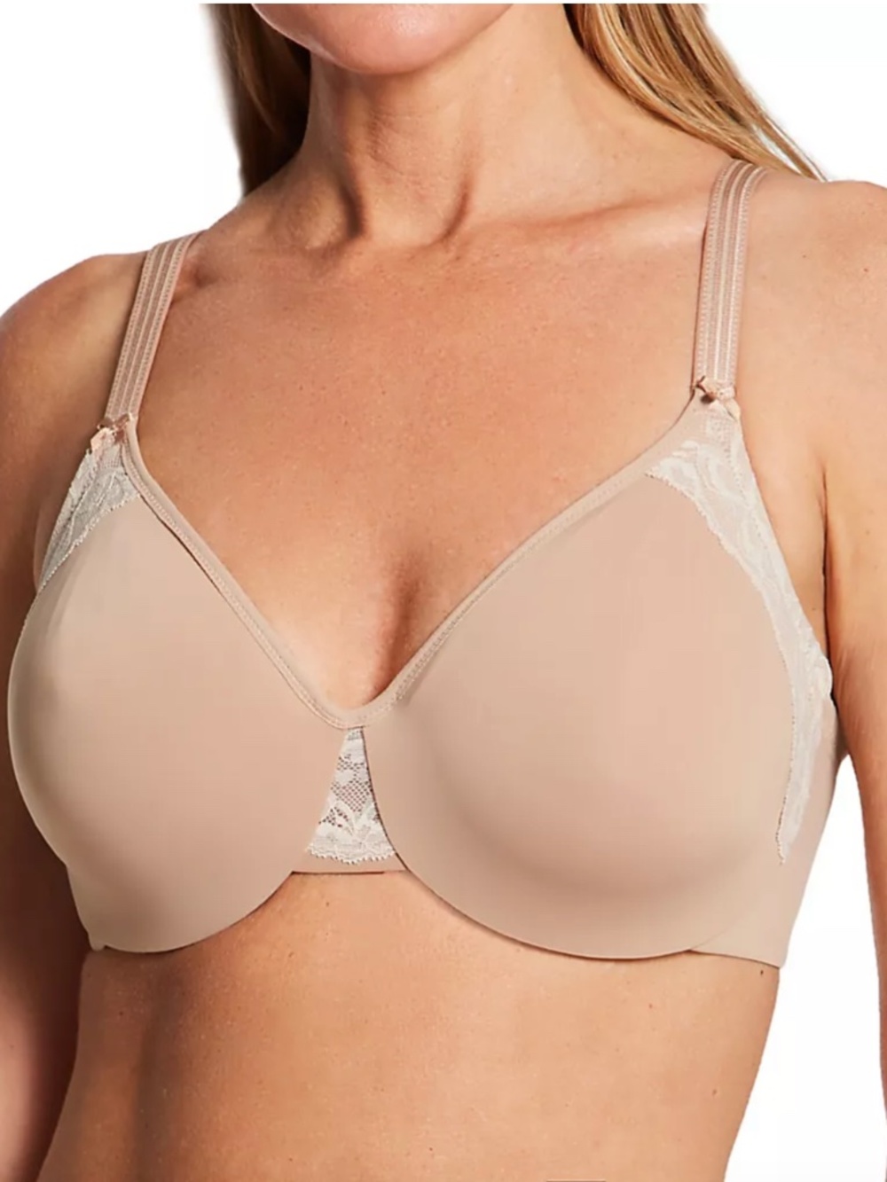 Olga Women's Cloud 9 Underwire 2-Ply Minimizer Bra Toasted Almond Size 38DDD NWT